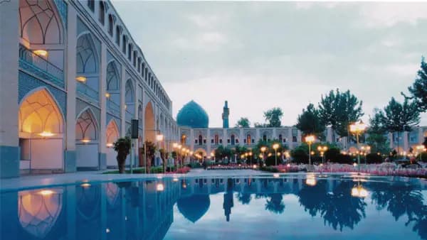 Interior of Abbasi Hotel Isfahan