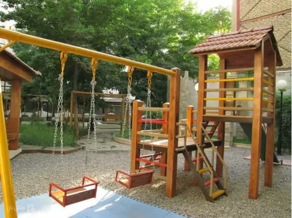 فضای سبز در هتل تهران مشهد