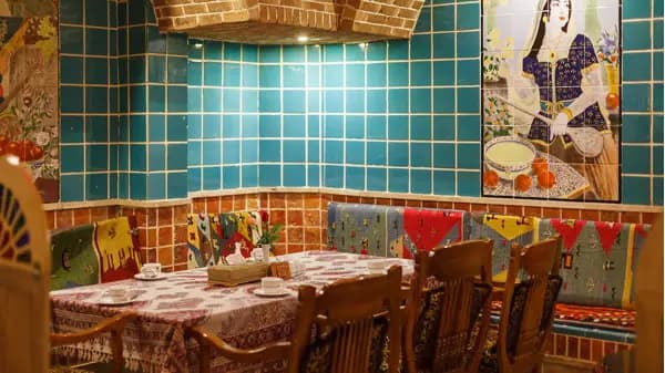 Second traditional restaurant photo at Setaregan Hotel Shiraz Another view of traditional restaurant at Setaregan Hotel Shiraz